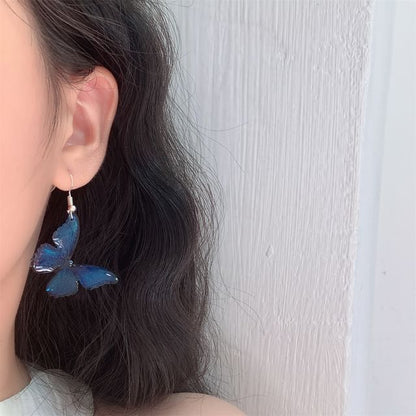 Hook / Butterfly Clip-On Drop Earring