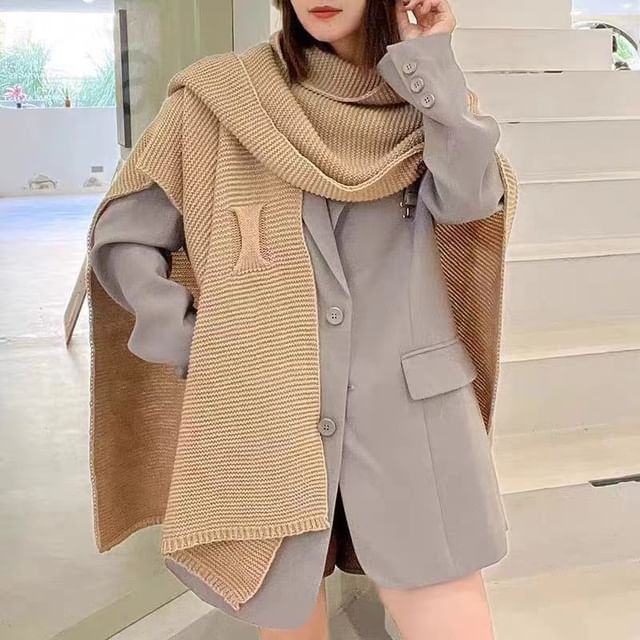 Multi-Way Knitted Capelet Cardigan