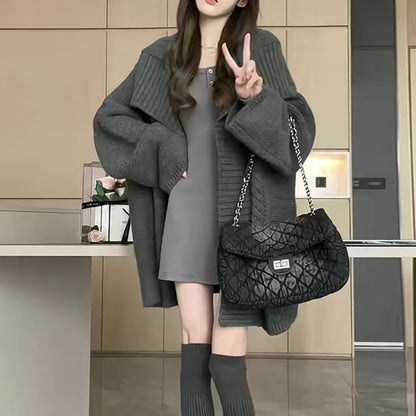 Long Sleeve Loose Fit Cardigan