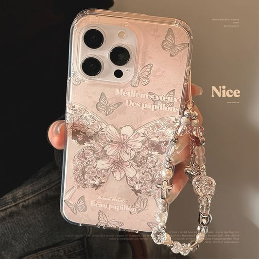 Case Strap Phone / Set Butterfly
