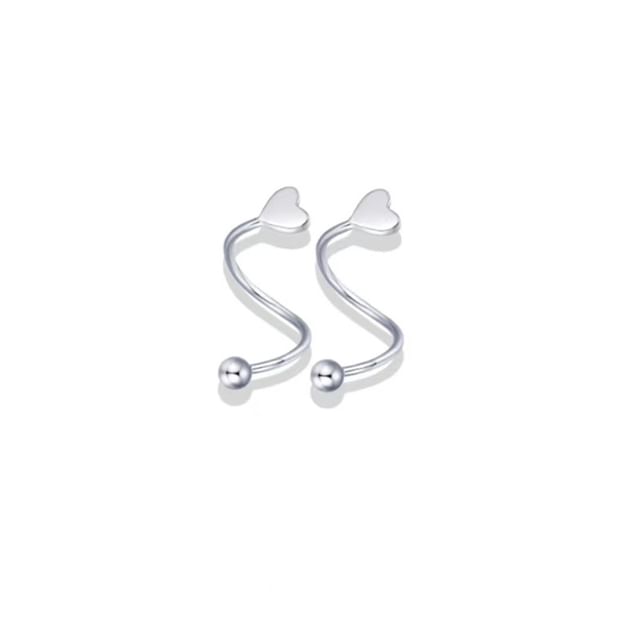Ear Jacket Heart Bead Alloy Star /