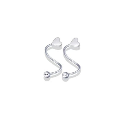 Ear Jacket Heart Bead Alloy Star /