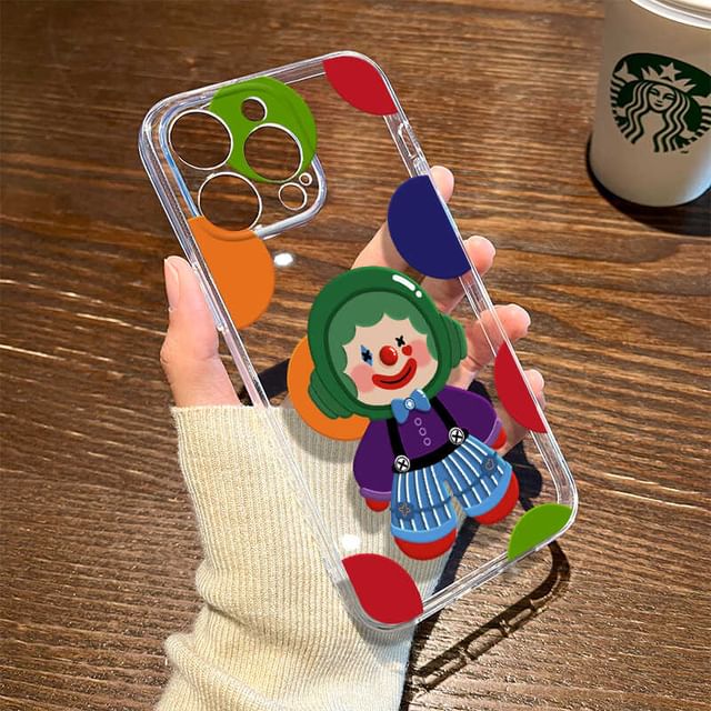 Phone Clown Transparent Case