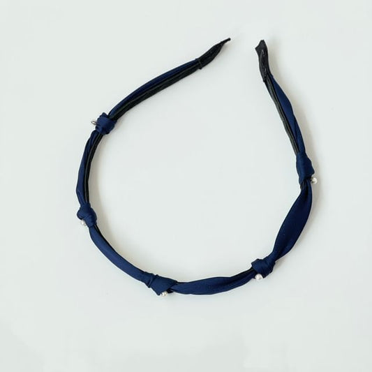 Headband Pearl Faux Knot
