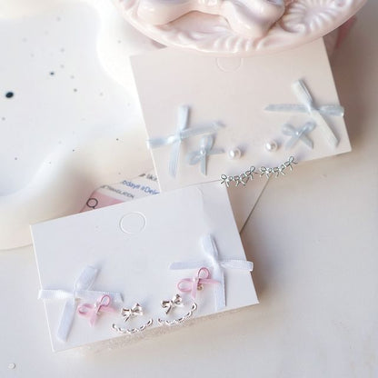 Earring Pairs: of Set Bow 3