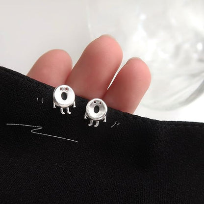Cartoon 925 Stud Sterling Earring Silver