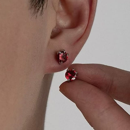 Crystal Stud Earrings - Rhinestone Alloy Set