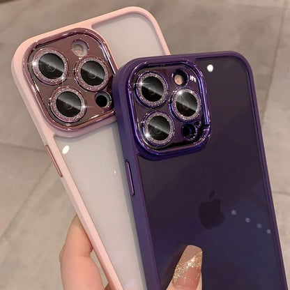 Phone Protection Lens Glitter Case