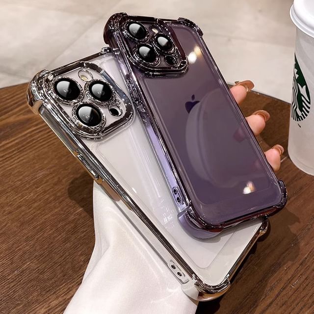 Phone Padded Metallic Case