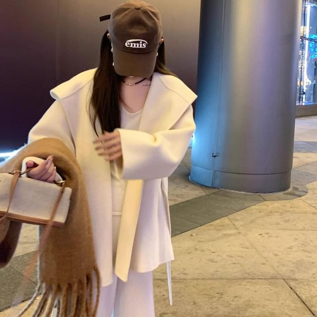 Plain Open Front Coat