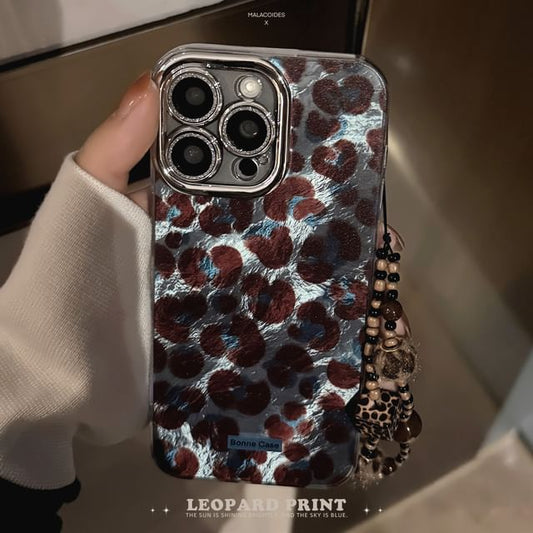 Case Phone Print / Set Leopard Strap