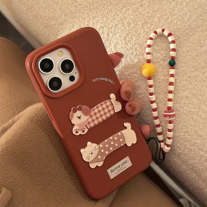 Strap Phone Set Animal / Case