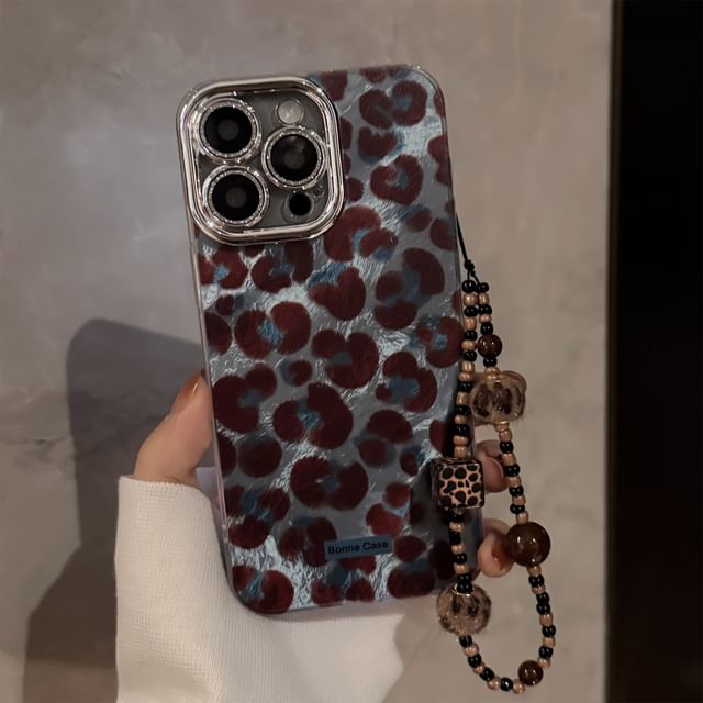 Case Phone Print / Set Leopard Strap