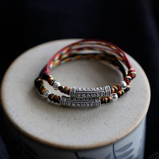 Silver S999 Knot (Various Bracelet Designs) Embossed