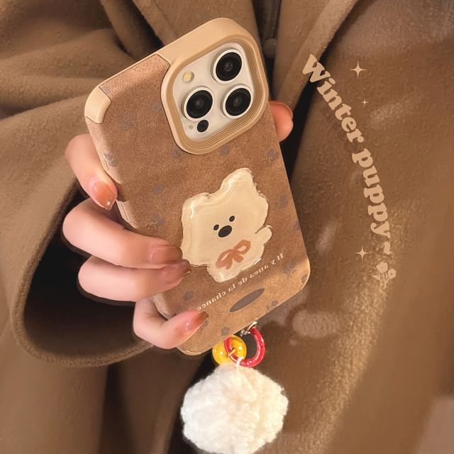 Charm Dog / Case Phone Set Pom