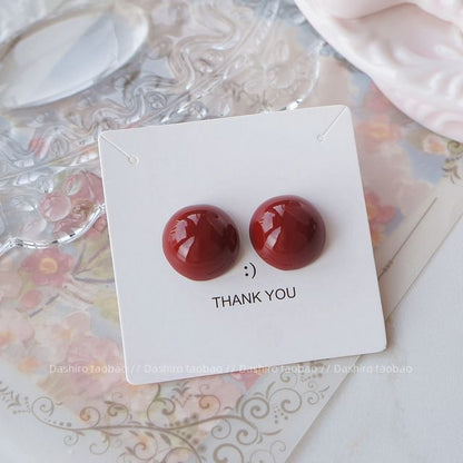 Stud / Drop Plain Ear Earring Bow Clip-On