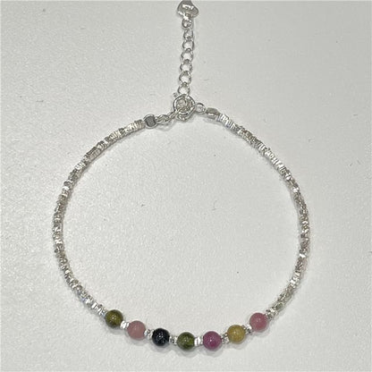 / S925 Pearl Bead Sterling Silver Bracelet Freshwater