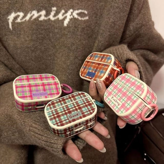 / Pro Skin Case AirPods Plaid Earphone