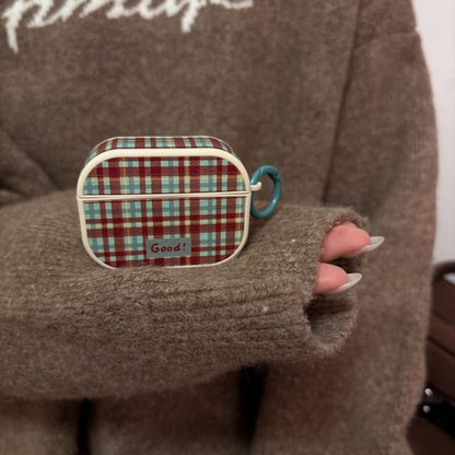 / Pro Skin Case AirPods Plaid Earphone