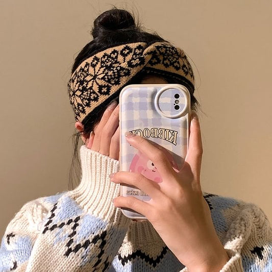 Knitted Patterned Headband
