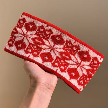 Knitted Patterned Headband