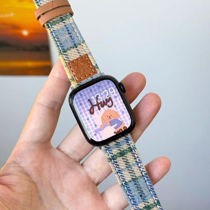 Watch Plaid Apple Fabric Band