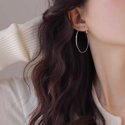 Earring Alloy Hoop