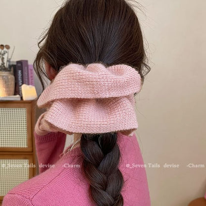 Plain Scrunchie Knit
