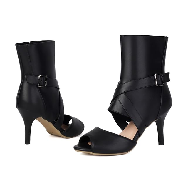 High Heel Peep-Toe Sandals