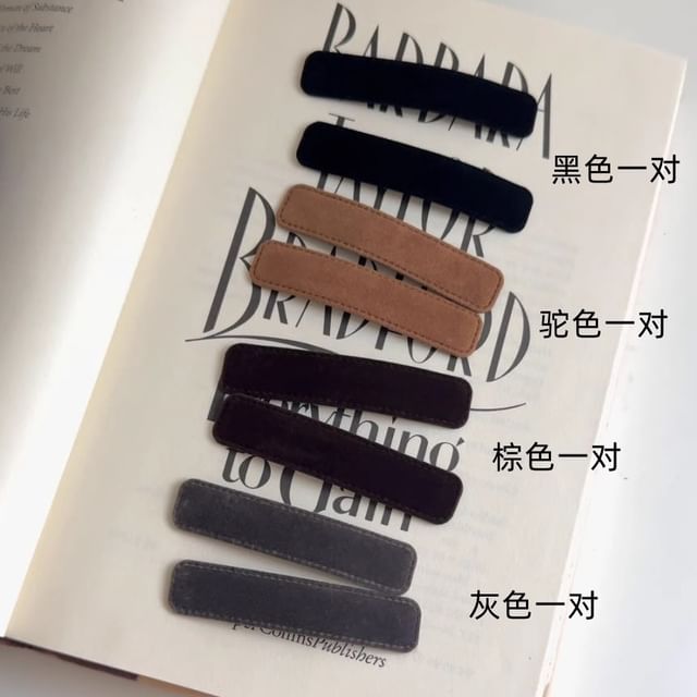 Hair Plain Clip Velvet