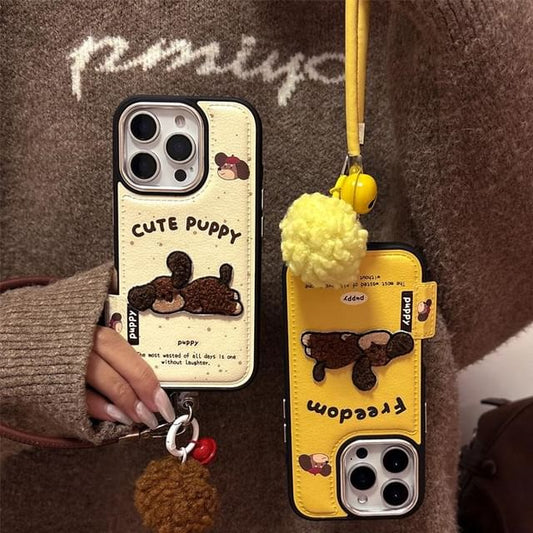 Dog Set Strap / Case Phone Embroidered