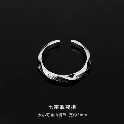 Stainless Steel Open Ring - Assorted Designs