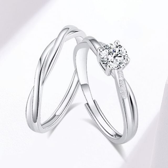 Couple Matching Metal Ring - Minimalist Band