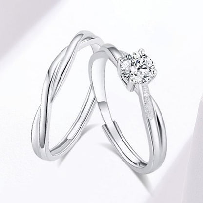 Couple Matching Metal Ring - Minimalist Band