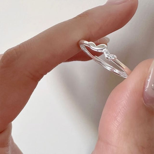 Silver Sterling Heart 925 Ring