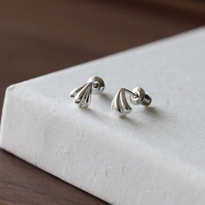 Sterling Stud 925 Silver Earring Shell