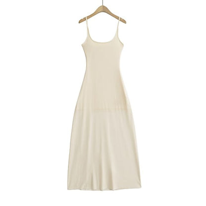 Mesh A-Line Maxi Dress