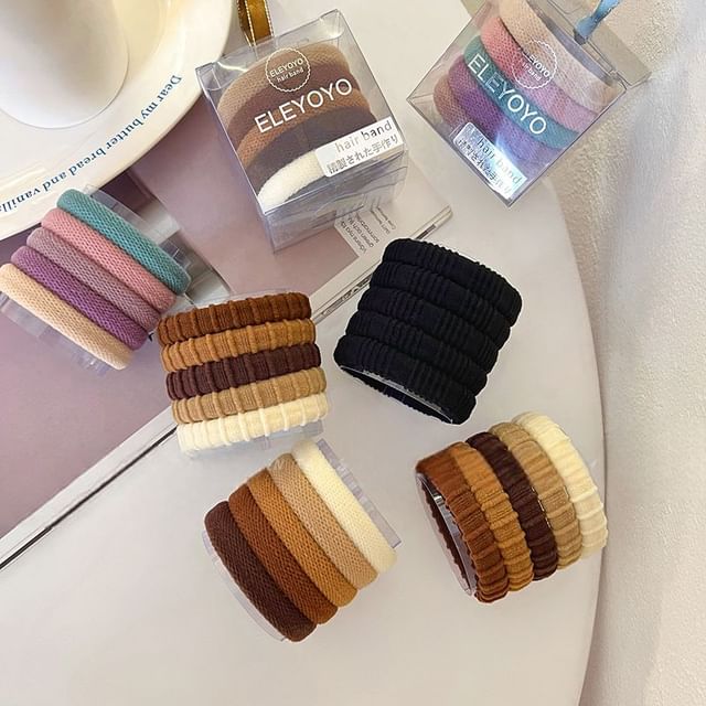 5: Tie of Set Plain Hair