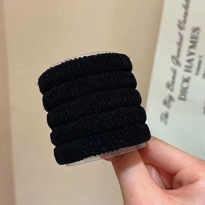 5: Tie of Set Plain Hair