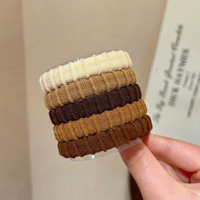 5: Tie of Set Plain Hair