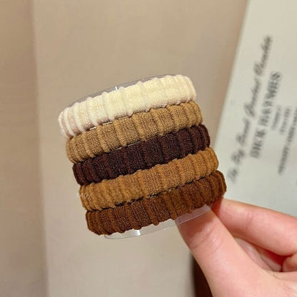 5: Tie of Set Plain Hair