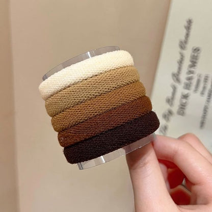 5: Tie of Set Plain Hair