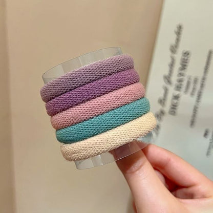 5: Tie of Set Plain Hair