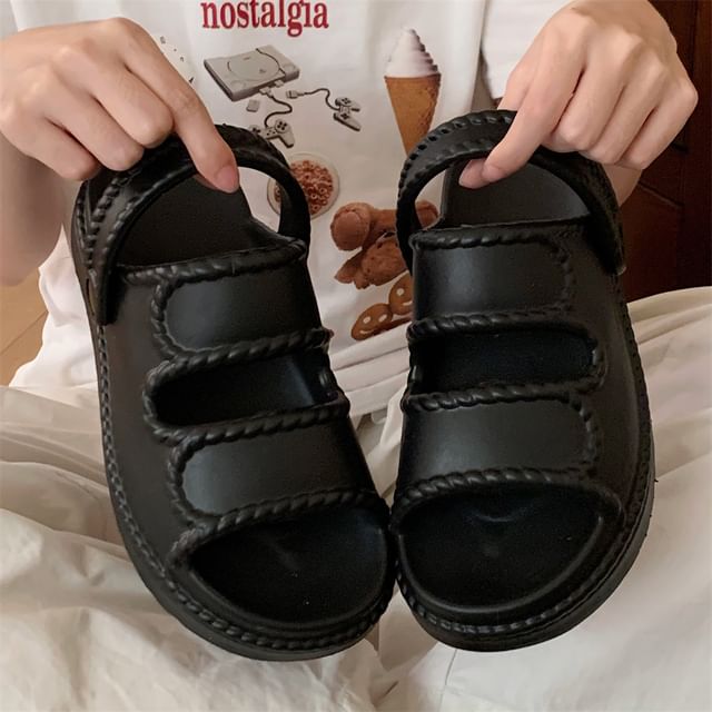 Chunky Sole Clog Sandals