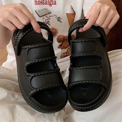 Chunky Sole Clog Sandals
