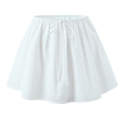 Crop Top & Mini A-Line Skirt Co-ord Set