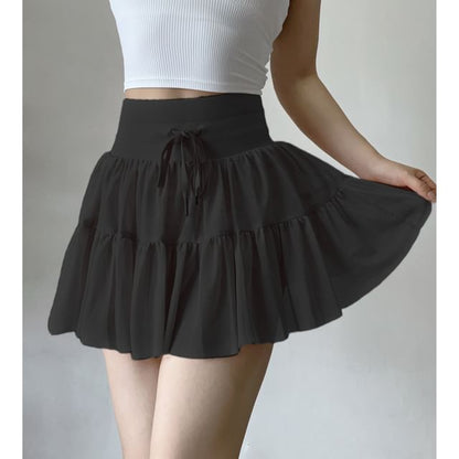 Sporty Mini A-Line Skirt - High Rise Active