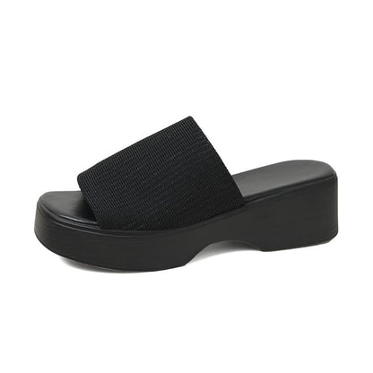 Platform Slide Sandals