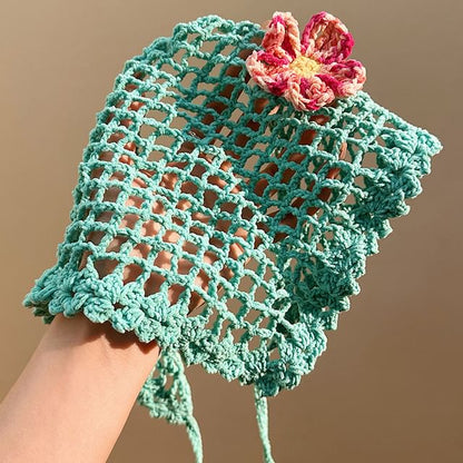 Floral Scarf Triangle Head