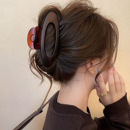 Acrylic Clip Matte Hair Claw